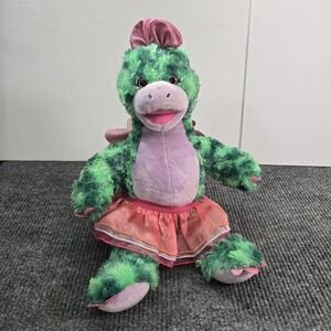 Rare HTF 2021 Build-a-Bear / Build-a-Dino Green Stegosaurus